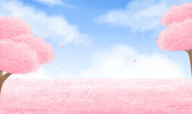 粉色樱花背景
