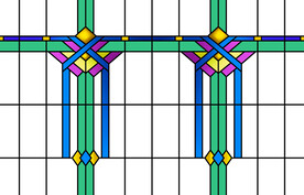 高清分层透明底教堂玻璃打印图