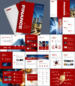 金融投资公司宣传画册