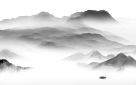 新款 灰色高清山水 TiF分层