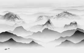 最新 客厅灰色山水 TiF分层