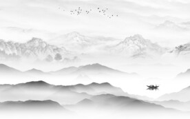 大气 简约灰色山水 TiF分层