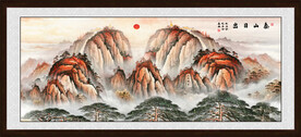五岳独尊泰山日出