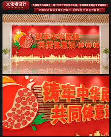 民族团结文化墙