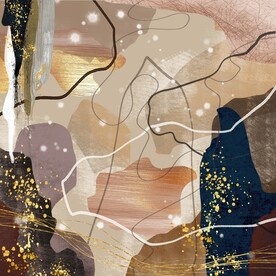 高端侘际风抽像画