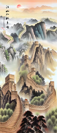 长城玄关画