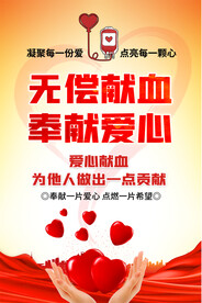 无偿献血宣传海报