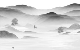 高端 灰色高雅山水 TiF分层