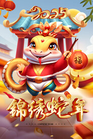 2025锦绣蛇年 海报