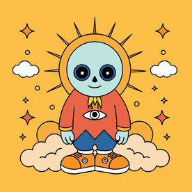 矢量动漫卡通人物设计元素