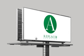 户外大型广告牌样机