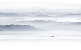 水墨山水图