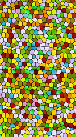 高清分层透明底彩绘玻璃打印图