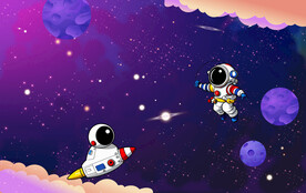 卡通太空
