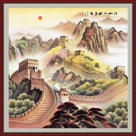 办公室山水装饰画