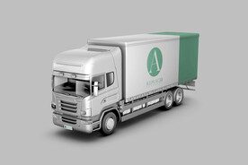 快递运输车样机