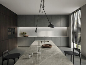 素色西厨 岩板餐吧