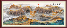 锦绣山河山水画