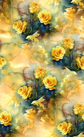 牡丹花 数码印花