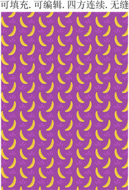 水果图案  香蕉背景