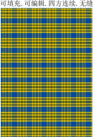 夏季格纹面料  黄色格子布