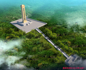 革命根据地纪念碑设计案例效果图