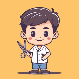理发师卡通形象