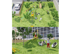 幼儿户外娱乐区