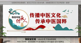 中医传承文化墙