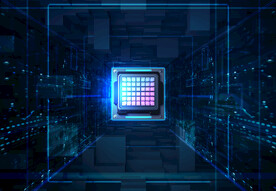 处理器科技半导体CPU芯片海报