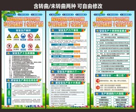 企业安全生产海报