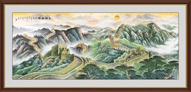 长城山水画