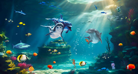 海底世界海洋生物