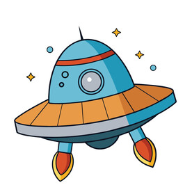 矢量科技宇宙飞船飞碟