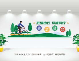 绿色低碳环保文化墙