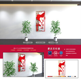 不忘初心小文化墙