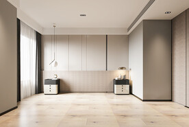 现代极简 轻奢卧室 场景