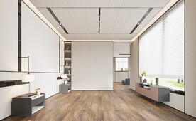 卧室墙布壁画背景场景图