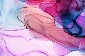 炫彩水彩水墨装饰画背景