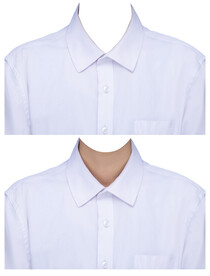 男人白衬衫衣服素材