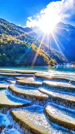 九寨沟风景实拍