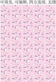 卡通甜品甜点 童装印花