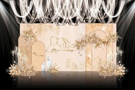 香槟色婚礼效果图