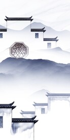 高端 新品玄关山水 TiF分层