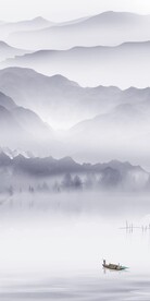 大气 新款山水玄关 TiF分层