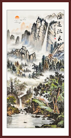 中国水墨山水画