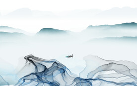 客厅 新品中式山水 TIF分层