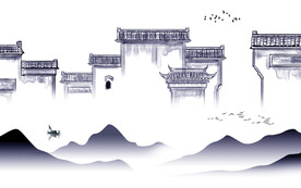 高清 高档意境山水 TIF分层