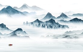 客厅 最新清晰山水 TIF分层