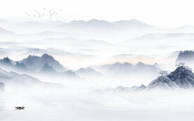 客厅 极简高端山水 TiF分层